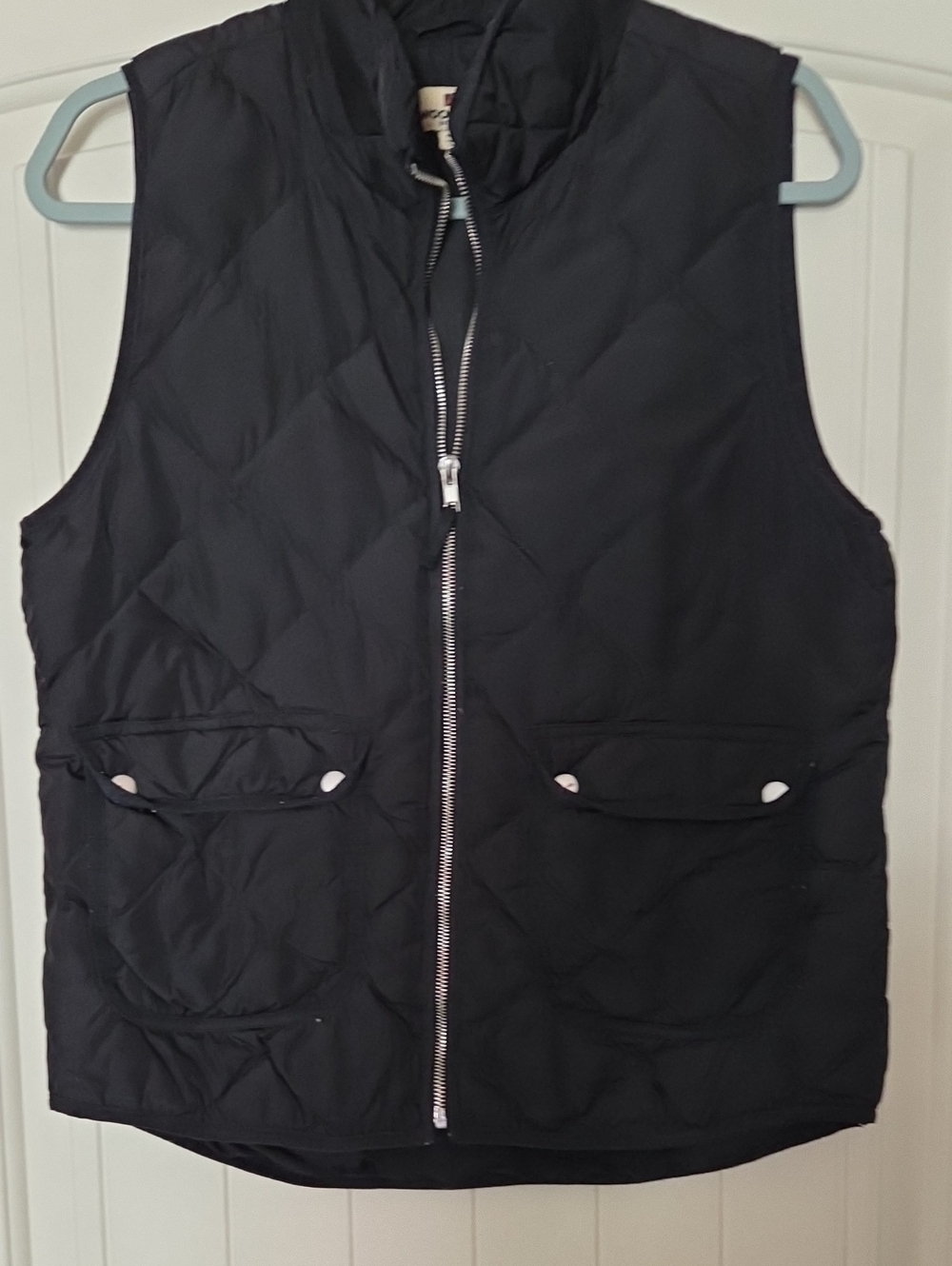 Woolrich Black Quilted Zip-Front Women's Vest